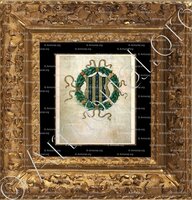 cadre-ancien-or-de LANGEAC_Marquis de Coligny,1465, Auvergne._France..