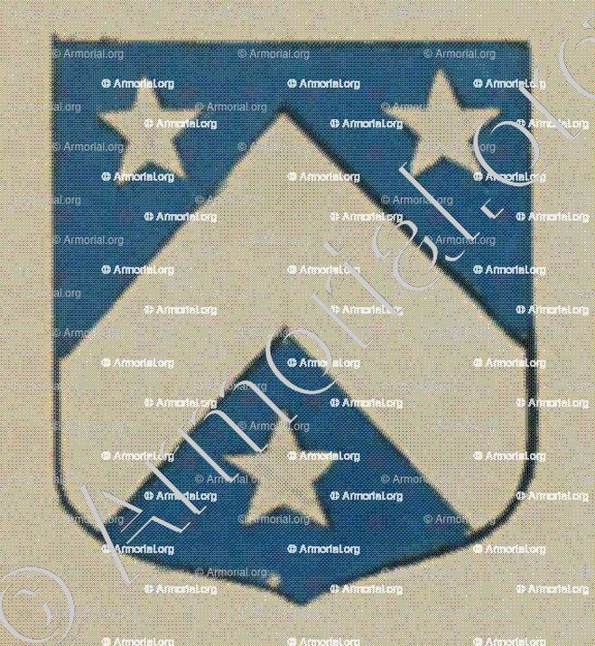 LANIER femme TARADE (Alsace)_Blason enregistré sous le règne de Louis XIV_France 