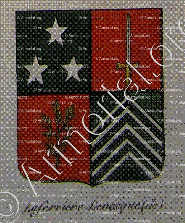 LAFERRIERE LEVESQUE (DE)_Noblesse d'Empire._France