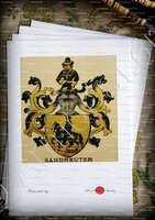 velin-d-Arches-SANDREUTER_Wappenbuch der Stadt Basel . B.Meyer Knaus 1880_Schweiz 