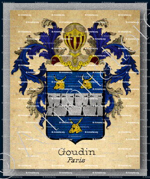 GOUDIN_Paris, Île de France. (Armorial Rietstap)_France (i)