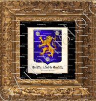 cadre-ancien-or-LE MARECHAL de CANTILLY_Normandie, Bretagne._France