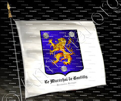 drapeau-LE MARECHAL de CANTILLY_Normandie, Bretagne._France