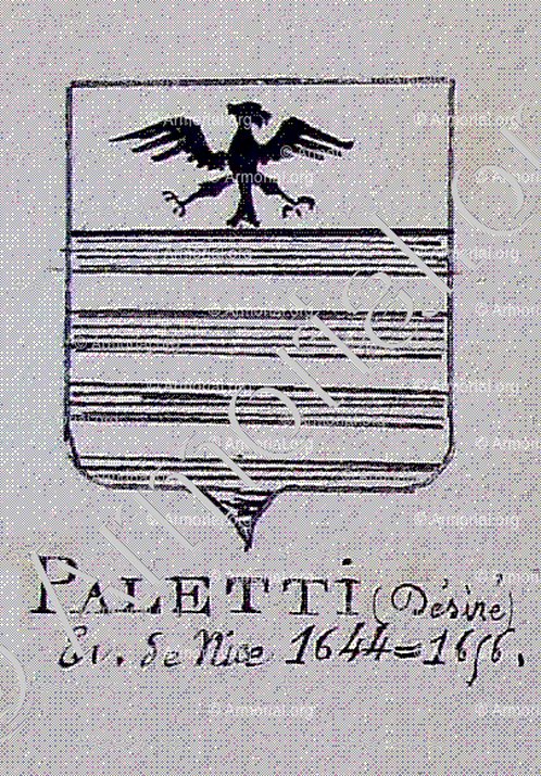 PALETTI_Armorial Nice. (J. Casal, 1903) (Bibl. mun. de Nice)._France