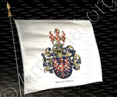 drapeau-MARGRAVIAT de MORAVIE_Margraviat de Moravie_Tchéquie