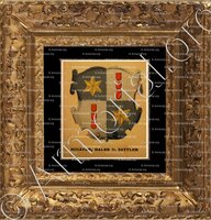 cadre-ancien-or-SATTLER_Wappenbuch der Stadt Basel . B.Meyer Knaus 1880_Schweiz 