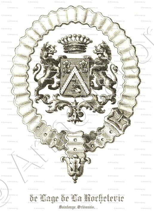 de LAAGE DE LA ROCHETERIE_Saintonge, Orléanais_France