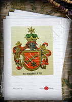 velin-d-Arches-SCHABELITZ_Wappenbuch der Stadt Basel . B.Meyer Knaus 1880_Schweiz 