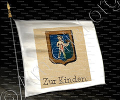 drapeau-Zur KINDEN_Livre d'Or du Canton de Fribourg (Freiburg). (Alfred Raemy, 1898)_Schweiz Suisse Svizzera Switz