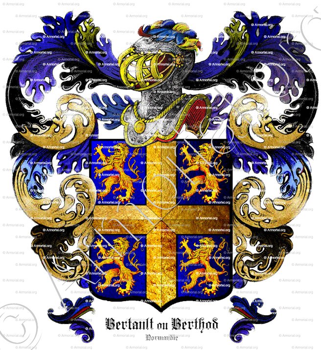 BERTAULT ou BERTHOD_Normandie_France ()