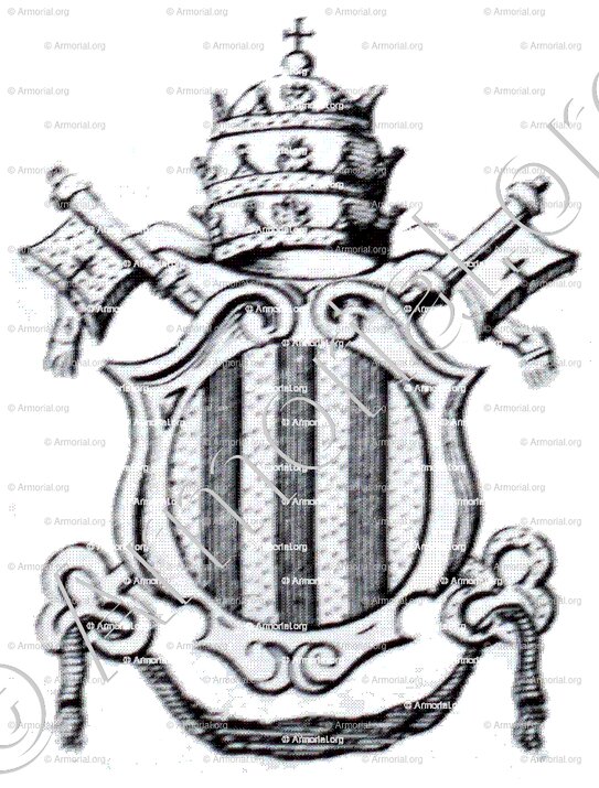 BENEDETTO XIV_Incisione a bulino del 1756._Europa