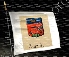 drapeau-ZURICH_Livre d'Or du Canton de Fribourg (Freiburg). (Alfred Raemy, 1898)_Schweiz Suisse Svizzera Switz
