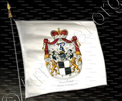 drapeau-Conte di COLLALTO_Treviso, 1530,  Principi, 22 novembre 1822._Italia, Österreich, Moravia