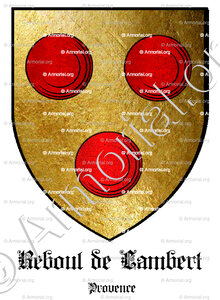 REBOUL de LAMBERT