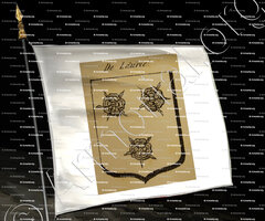 drapeau-DE LAURIE_Auvergne_France