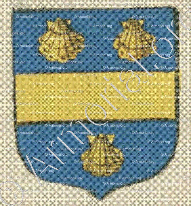 JUGES (La Rochelle)_Blason enregistré sous le règne de Louis XIV._France