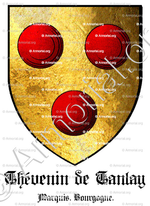 THEVENIN de TANLAY_Marquis. Bourgogne._France (1)
