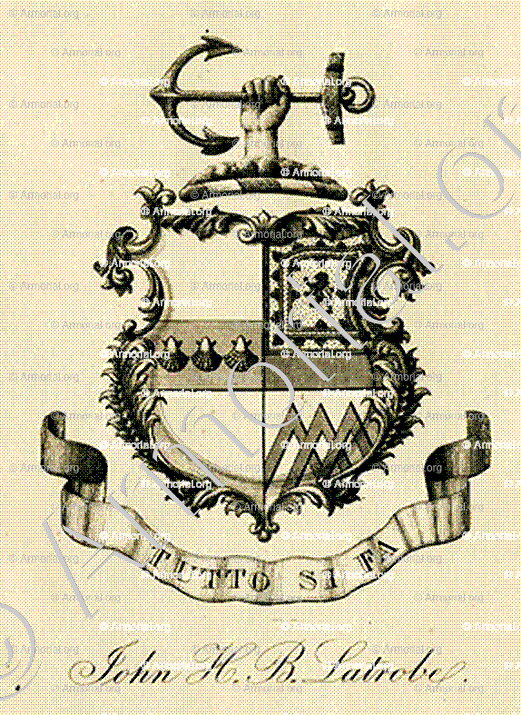 LATROBE_London, Middlesex, 1750._England