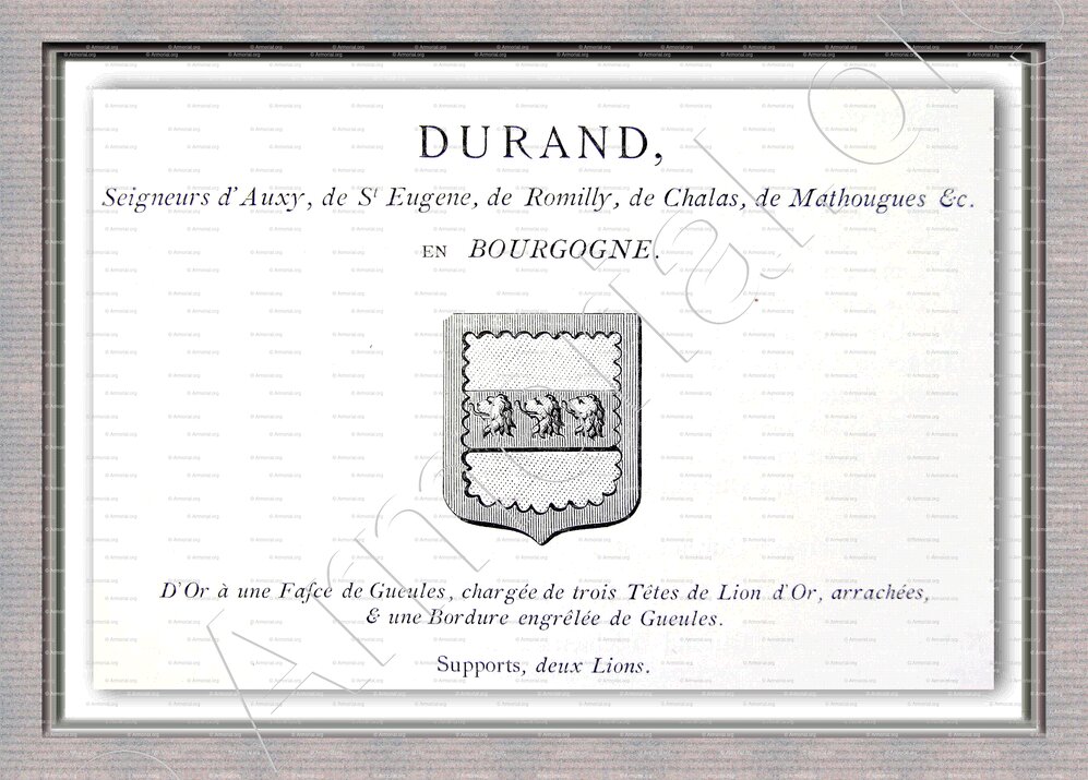 DURAND_Bourgogne_France