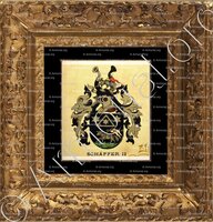 cadre-ancien-or-SCHÄFFER_Wappenbuch der Stadt Basel . B.Meyer Knaus 1880_Schweiz 