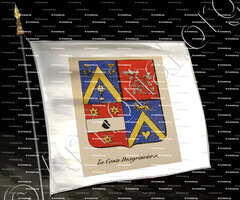 drapeau-LE CONTE DESGRAVIERS_Noblesse d'Empire._France