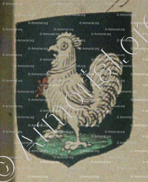 de HALLIER de l'HOPITAL (Alsace)_Blason enregistré sous le règne de Louis XIV_France