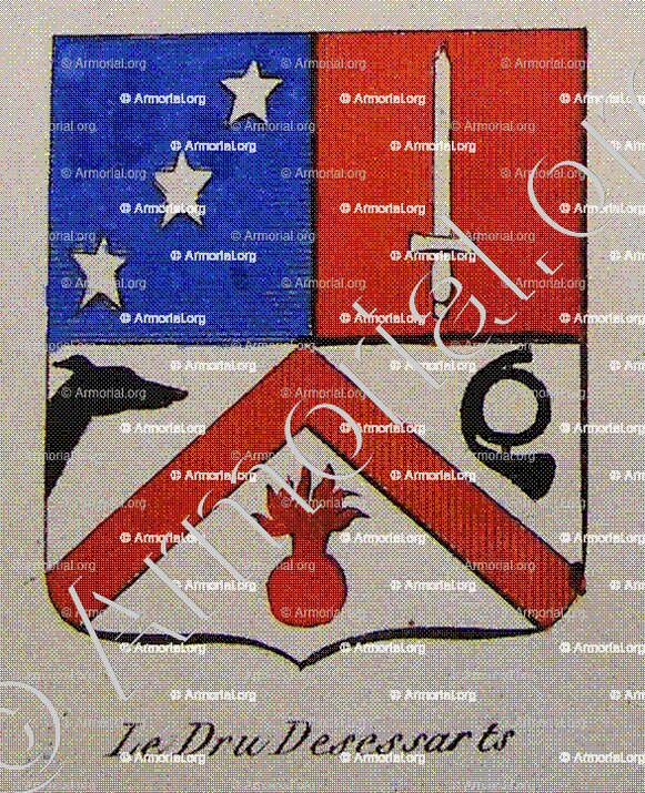 LE DRU DESESSARTS_Noblesse d'Empire._France