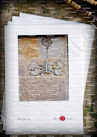 velin-d-Arches-Johann von FRIDINNGEN_Wappen Bebenhausen und von F.._Deutschland (1)