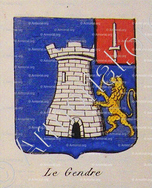 LE GENDRE_Noblesse d'Empire._France