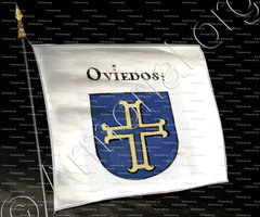 drapeau-de OVIEDO alias OVIEDOS_Asturias_España