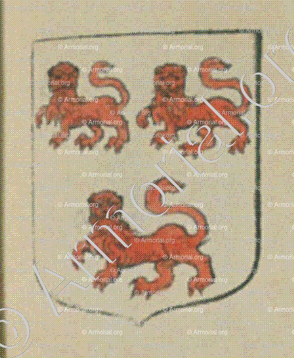 de HANOQUE QUIOIS de DANITS (Alsace)_Blason enregistré sous le règne de Louis XIV_France