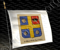 drapeau-LE MENUET DE LA JUGANNIERE_Noblesse d'Empire._France