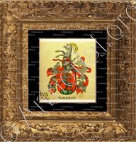 cadre-ancien-or-SCHARDT_Wappenbuch der Stadt Basel . B.Meyer Knaus 1880_Schweiz 