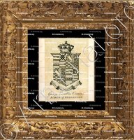 cadre-ancien-or-VERNON of KINDERTON_County of Chester, Baron of Kinderton (1709-1780)._England