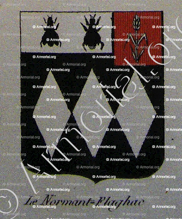 LE NORMANT-FLAGHAC_Noblesse d'Empire._France