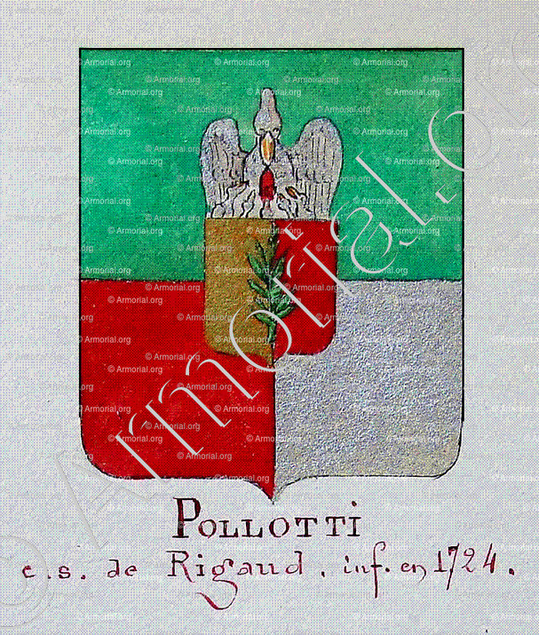 POLLOTTI_Armorial Nice. (J. Casal, 1903) (Bibl. mun. de Nice)._France (i)
