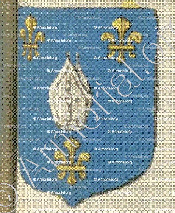 La Province de Saintonge (La Rochelle)_Blason enregistré sous le règne de Louis XIV._France