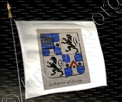 drapeau-LE PELETIER D'AUNAY_Noblesse d'Empire._France