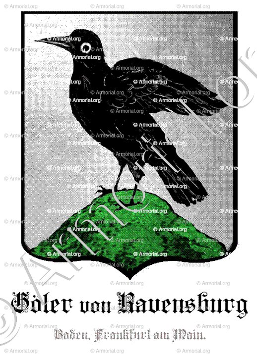 GÖLER VON RAVENSBURG_Baden, Frankfurt am Main._Deutchland