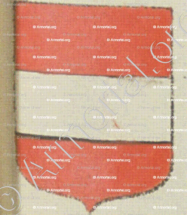 La ROCHE (La Rochelle)_Blason enregistré sous le règne de Louis XIV._France