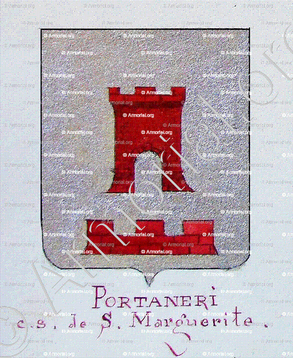 PORTANERI_Armorial Nice. (J. Casal, 1903) (Bibl. mun. de Nice)._France (i)
