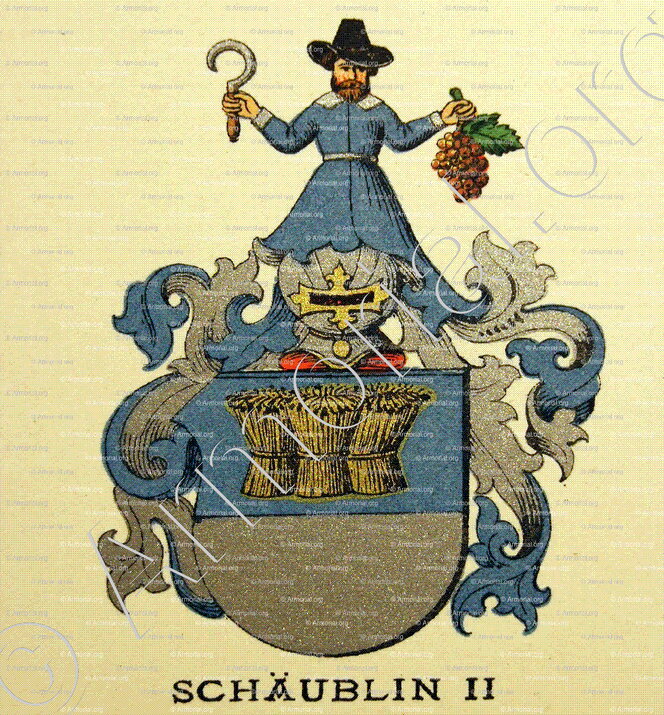 SCHÄUBLIN_Wappenbuch der Stadt Basel . B.Meyer Knaus 1880_Schweiz 