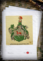 velin-d-Arches-SCHECKENBÜRLIN_Wappenbuch der Stadt Basel . B.Meyer Knaus 1880_Schweiz