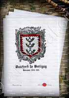 velin-d-Arches-GUICHARD de BATTIGNY; Lorraine, 1380, 1610.; France