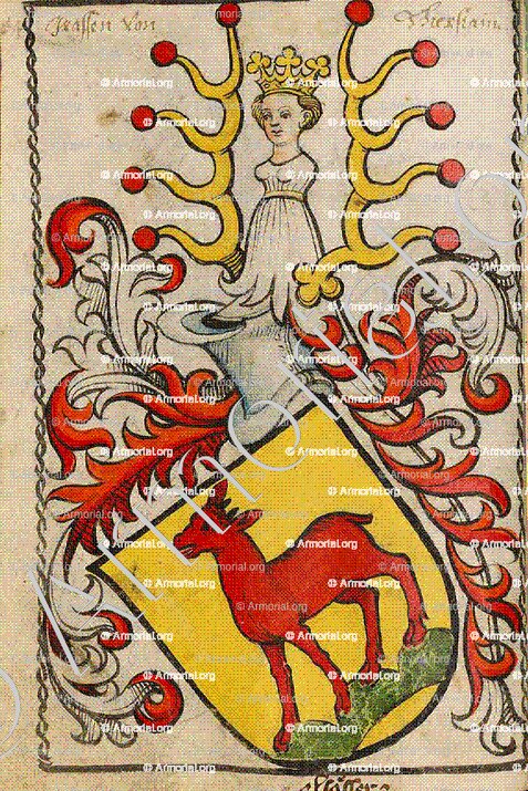 THIERSTEIN_Valeran 1320, Alsace. Comte. Fribourg, Scheibler'sches Wappenbuch Elsass_Frankreich, Schweiz.