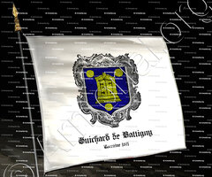 drapeau-GUICHARD de BATTIGNY; Lorraine, 1571.; France