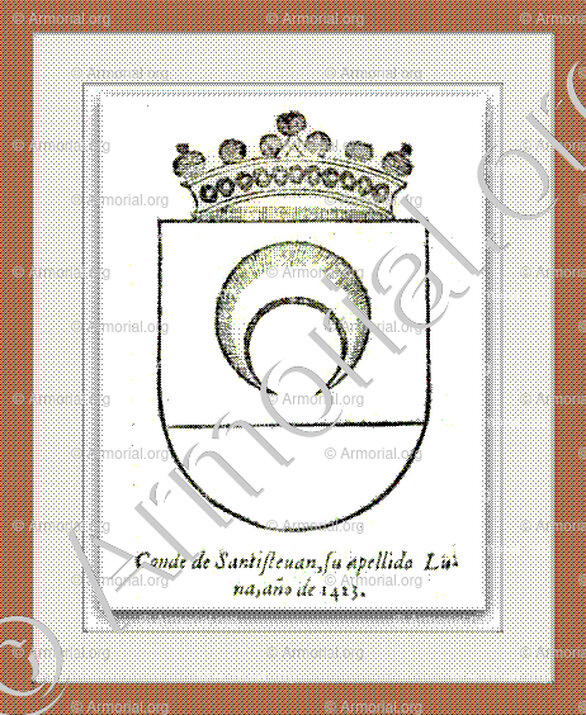 SANTISTEVAN_Luna, Conde de Santistevan, 1423._España