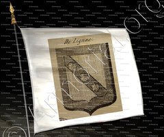 drapeau-DE LIGNAC_Auvergne_France