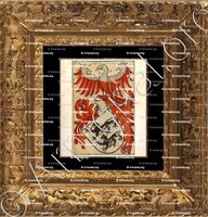 cadre-ancien-or-von HOCHENLOE_Province Rhénanes, Alsace._Deutschland, France.