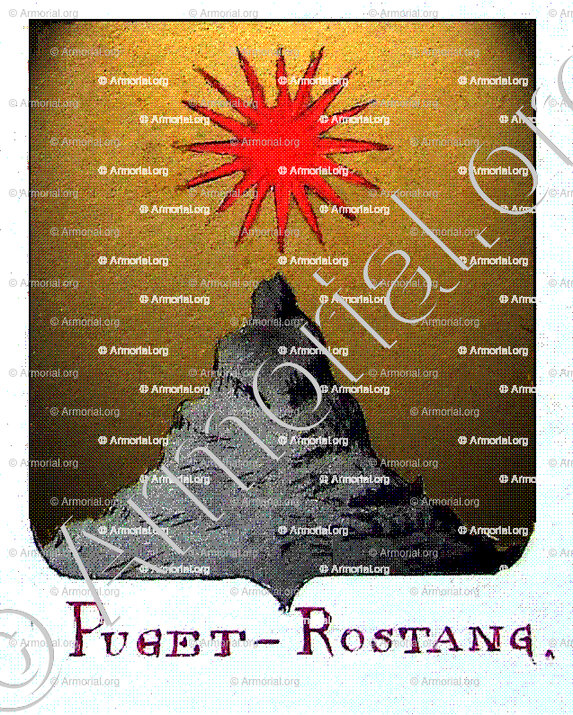 PUGET ROSTANG_Armorial Nice. (J. Casal, 1903) (Bibl. mun. de Nice)._France (i)